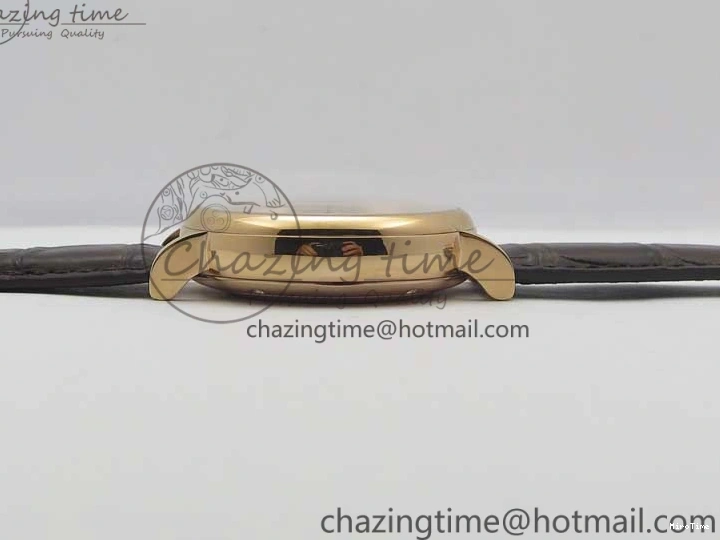 MIROTIME 0411 Efficient Portofino Chrono RG ZF 1:1 Best Edition White Dial on Brown Leather Strap A 7151